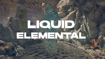 Interactive liquid elemental - [Asset for Zibra Liquid].  Real-time 3D liquid simulation