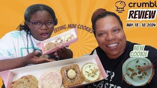 Crumbl Review 5/13/24| Trying Crumbl Mini’s| Toffee, French Toast, Wedding & Pistachio