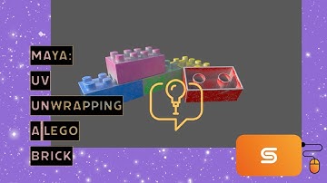 Maya- UV unwrapping Lego Brick