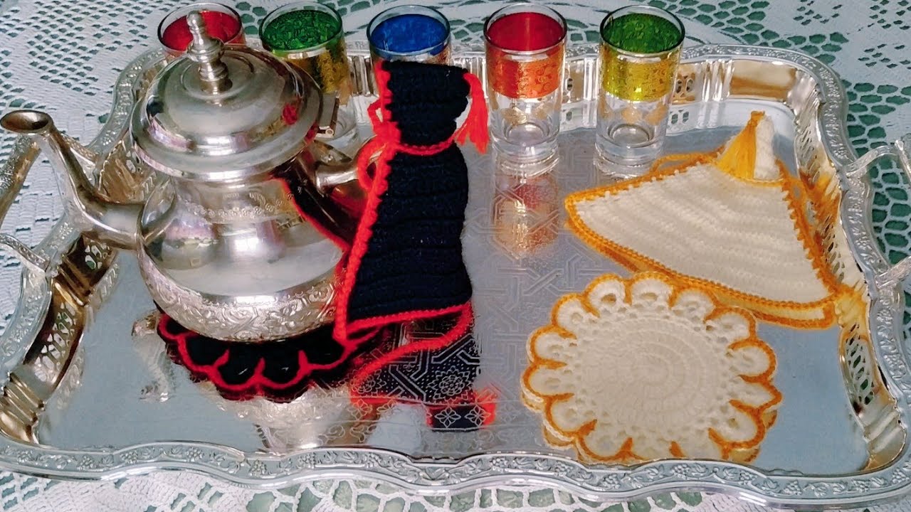 مساكة يد البراد على شكل سلهام طريقة سهلة ومميزة