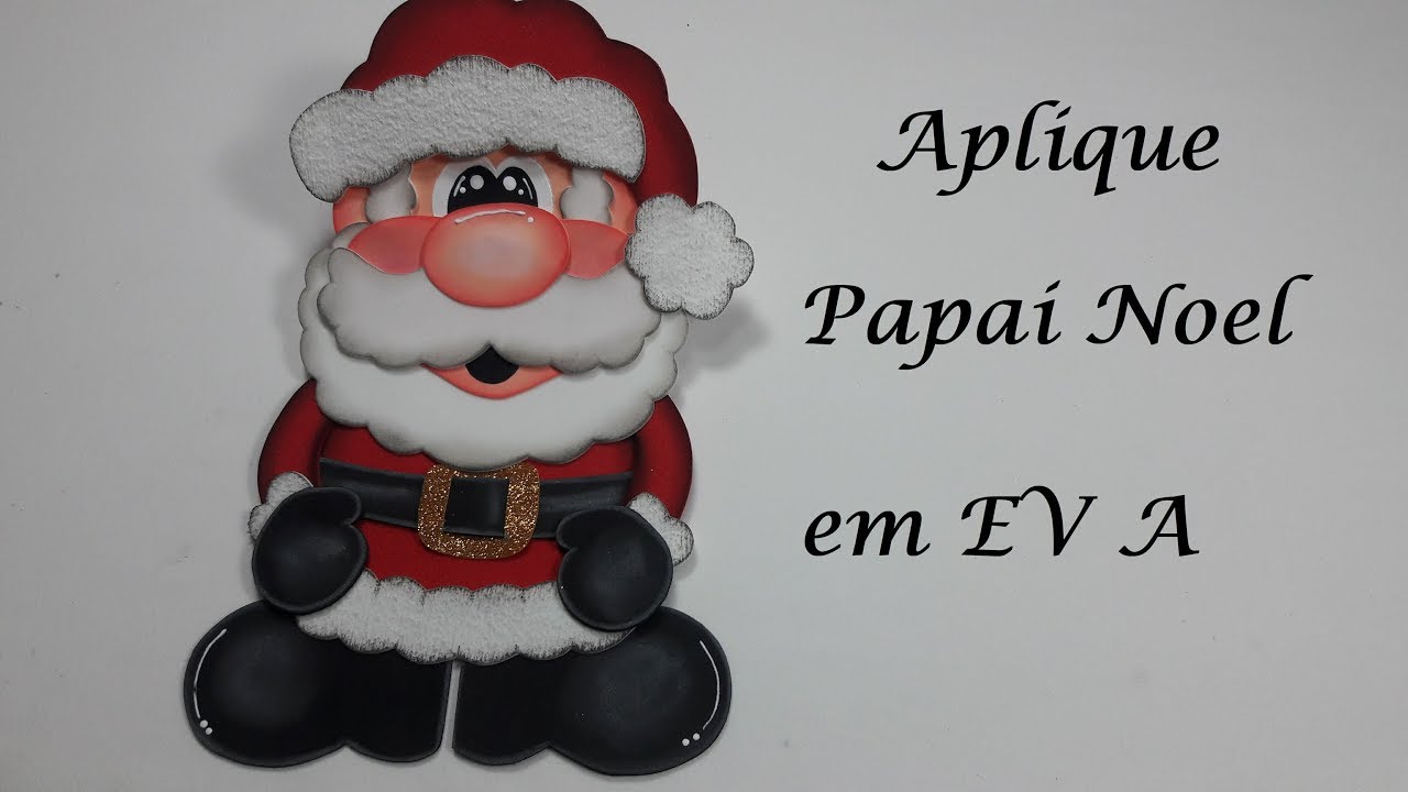 aplique papai noel em eva christmas ornaments novelty christmas holiday decor