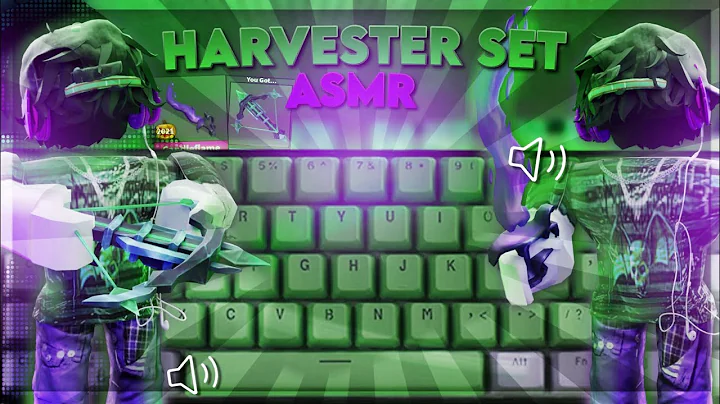 Playing MM2 with HARVESTER & CANDLEFLAME 🏹 + CREAMY KEYBOARD ASMR (Murder Mystery 2)
