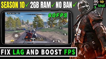 FIX LAG SEASON 10 COD MOBILE | CONFIG SMOOTH 60 FPS | GFX Tool & GAME BOOSTER | WORKING ALL PHONE