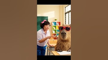 Capy lấy hộp bút của Vy #capybara