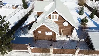 Загородный дом, съемка видео на продажу дома