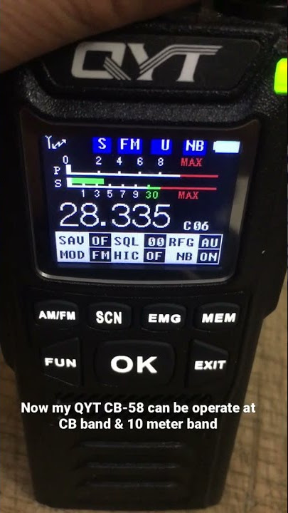 QYT CB-58 at 10 meter band #QYT #QYTCB58 #cbradio