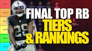 FINAL Top 36 Running Back Rankings & Tiers | 2023 Fantasy Football