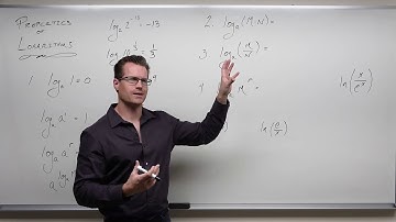 Properties of Logarithms (Precalculus - College Algebra 58)