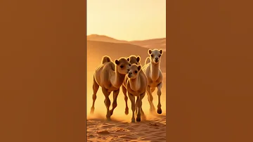 Adorable Baby Camels Having The Time Of Their Life 