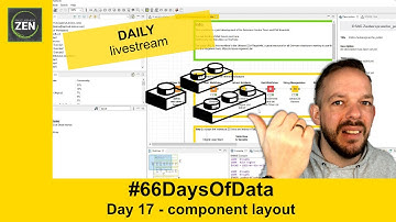 KNIME component layout - day 17 - 66 days of data with KNIME