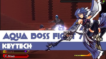 [PPSSPP]Kingdom Hearts Birth By Sleep Final Mix - Aqua Boss Fight #7 - Hades and Ice Colossus