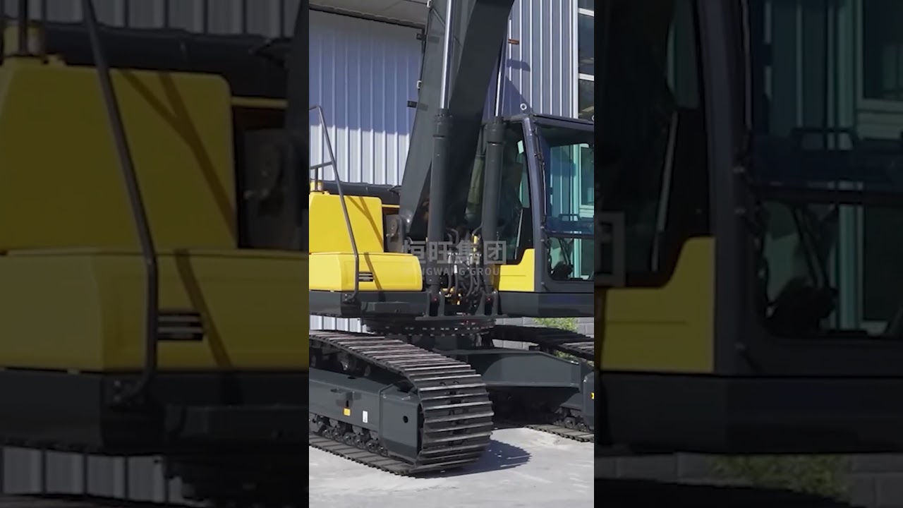 Unleashing Power and Precision: Hengwang Crawler Excavator in Action!