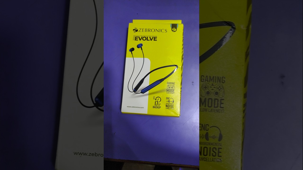 Zebronics evolve gaming neckband available 