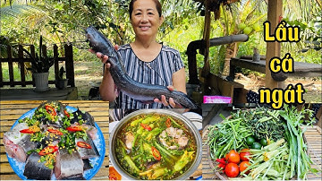 Theo mẹ đi chợ mua cá ngát về nấu lẩu cá chua cay cho cả nhà✅CƠM NHÀ MẸ NẤU T124