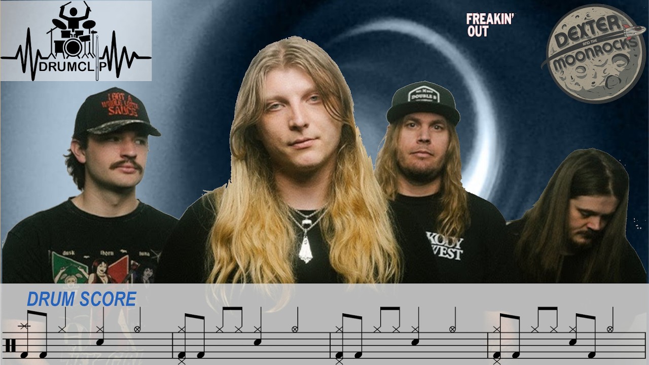 Dexter and The Moonrocks - Freakin’ Out (Drum Score)