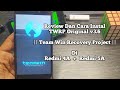 Review Dan Cara Instal TWRP Original v3.6 Versi Rova Untuk Redmi 4A Dan Redmi 5A