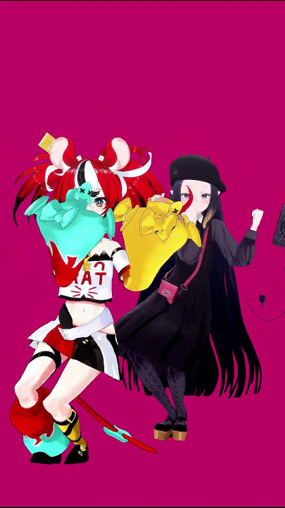 Bling-Bang-Bang-Born / Ninomae Ina'nis & Hakos Baelz【Hololive MMD】#ninomaeinanis #hakosbaelz #shorts