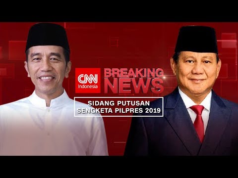 FULL Sidang MK Putusan Gugatan Hasil Pilpres 2019; Jokowi &amp; Prabowo