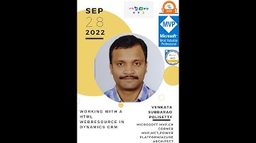 Back to Basics # 66: Working with a Html Webresource in Dynamics CRM[Telugu]