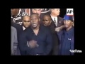 Mike tyson  get him a straight jacket put your mother in a straight jacket lewis press conference