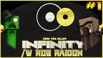 Minecraft: FTB Infinity part 1 - Secret base & Minerals