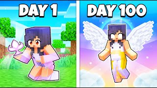 100 DAYS as the GODDESS of Minecraft!