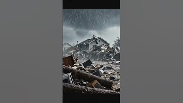 A Quiet Figure Trapped as Massive Flood Carries Logs and Debris Away 1