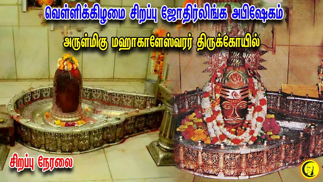 🔴LIVE : வெள்ளிக்கிழமை ஜோதிர்லிங்க அபிஷேகம் | Shree Mahakaleshwar Temple | Sivan Temple Live