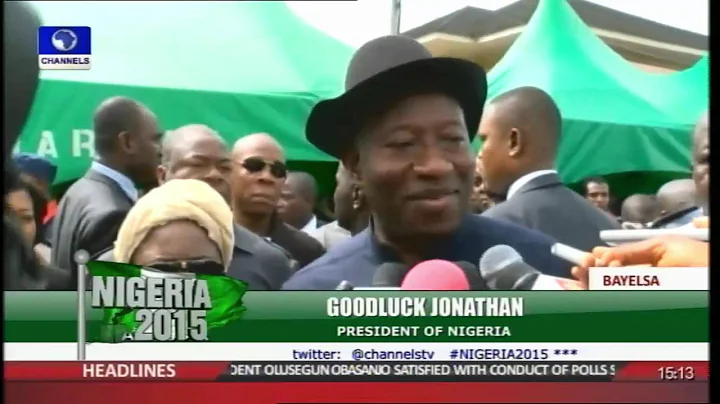 2015 Polls: Even If Its 24 Hours, Please Bear With Us, Jonathan Urges Nigerians