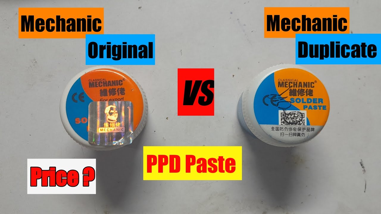 Mechanic Original Vs Duplicate PPD Paste कैसे पहचाने। जानिए पूरी सच्चाई ...