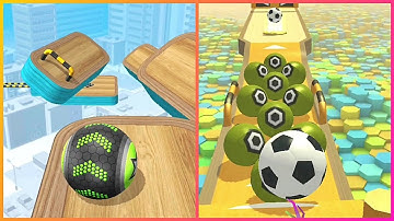 Going Balls SpeedRun Challenge vs Portal Run Action Balls Gameplay Level 45