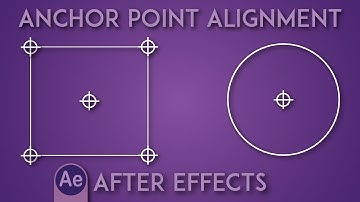 How to align anchor point at center in after effects