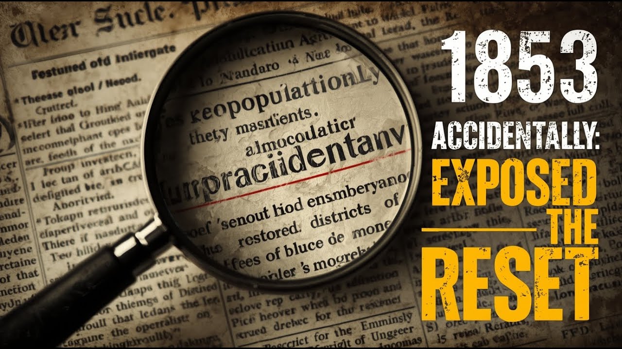 The 1850s Newspaper That Accidentally Exposed the Global Reset Program