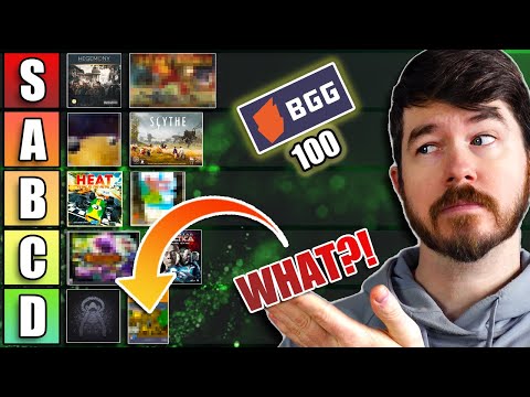 Tier Ranking the Board Game Geek Top 100 Board Games!