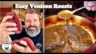 How to Cook Venison Recipe Easy Gravy Venison  Roasts Slow Cooker Crock Pot or Dutch Oven