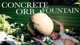 Concrete Sphere Fountain Tutorial | DIY | GARDEN