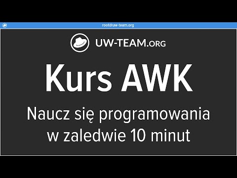 Wideo: Co oznacza AWK w Linuksie?