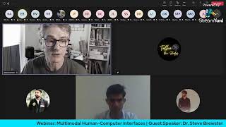 Multimodal Human-Computer Interfaces | Dr. Stephen Brewster