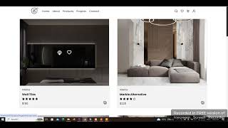 web application (A+ Design company) screenshot 1