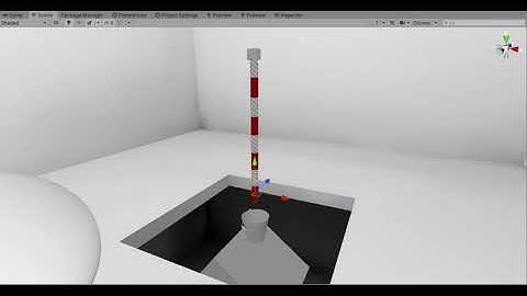Unity physics test, "Obi Rope" asset