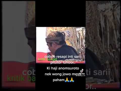 pitutur ki haji anom suroto