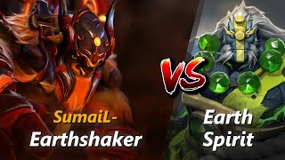 SumaiL- mid Earthshaker vs Earth Spirit | First 10 minutes