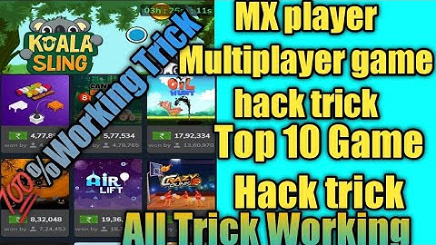 MX player Multiplayer game hack trick ||Top 10 Game Hack trick ||2021