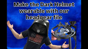 Dark Helmet Head Harness Install: Making Your Spaceballs Prop Wearable! (Coz3D Halo Design)