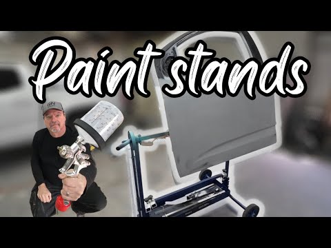 Auto painting stands and set up