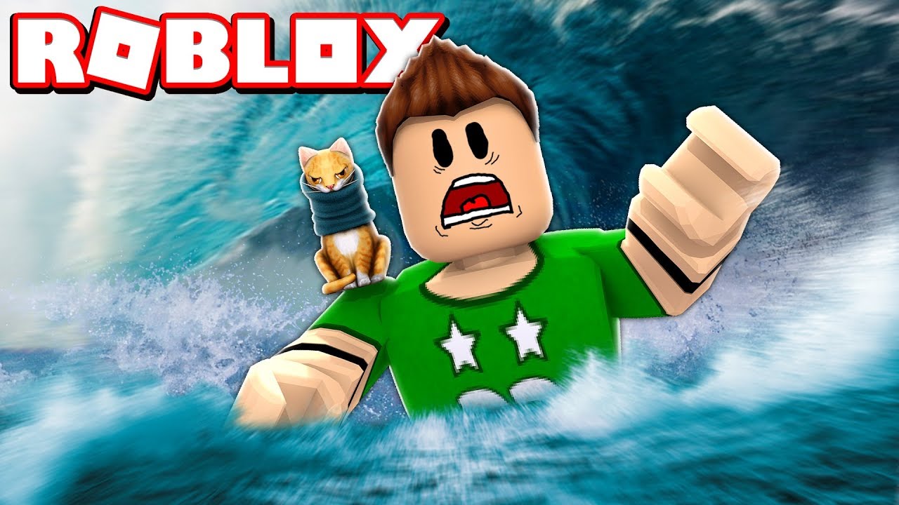 РОБЛОКС ЦУНАМИ. Уборщик РОБЛОКС. Волна Roblox. Tsunami game roblox hunt