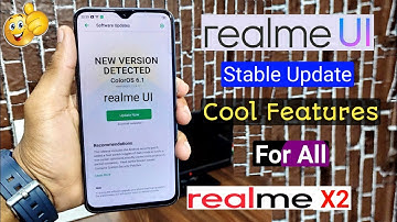 Finally! Realme UI Stable Update Rollout For All Realme X2 Users With New Features