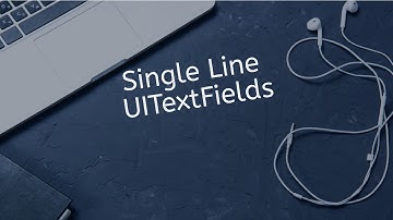 How To Create Single Line UITextFields In Swift IOS