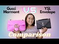 YSL Medium Envelope VS Gucci Marmont COMPARISON || Which one is WORTH IT?**