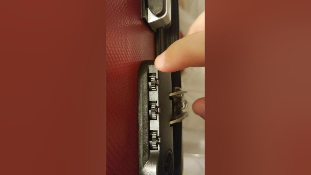 luggage combo? How to open 3 combo Rolite luggage lock. YouTube